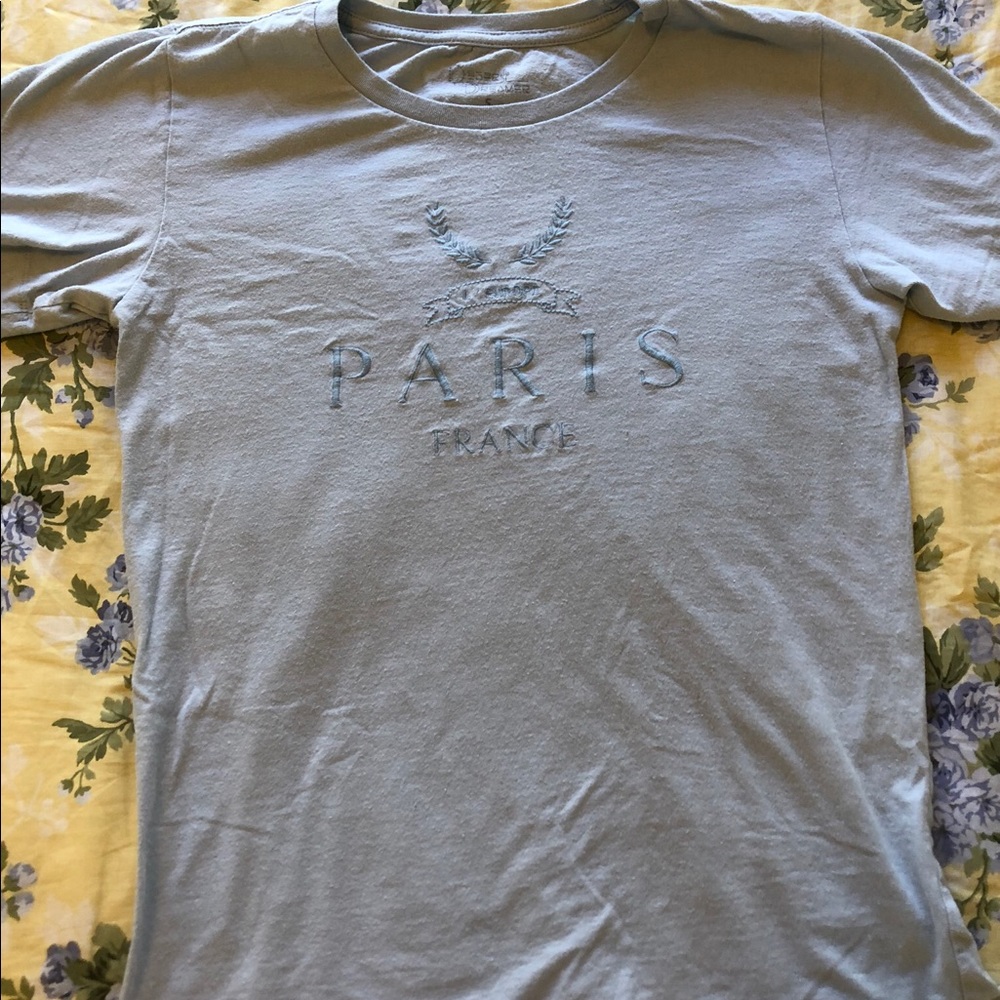 pac sun light blue tee